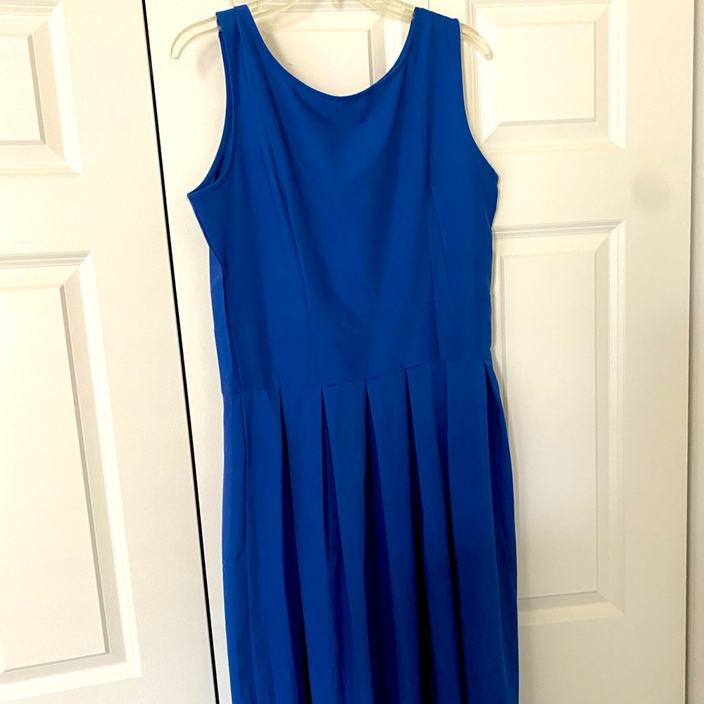 Blue cocktail dress